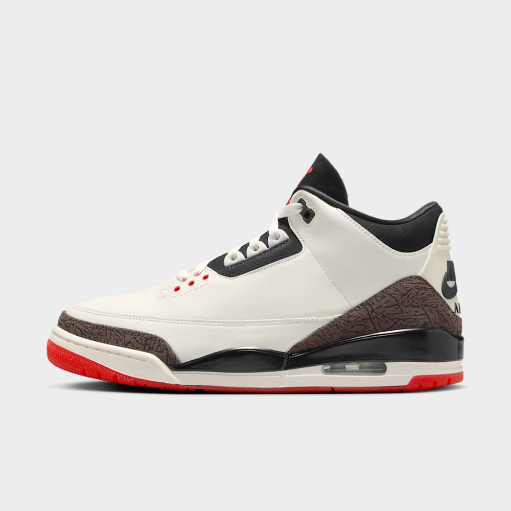 Air Jordan 3 Retro "Sail and University Red"