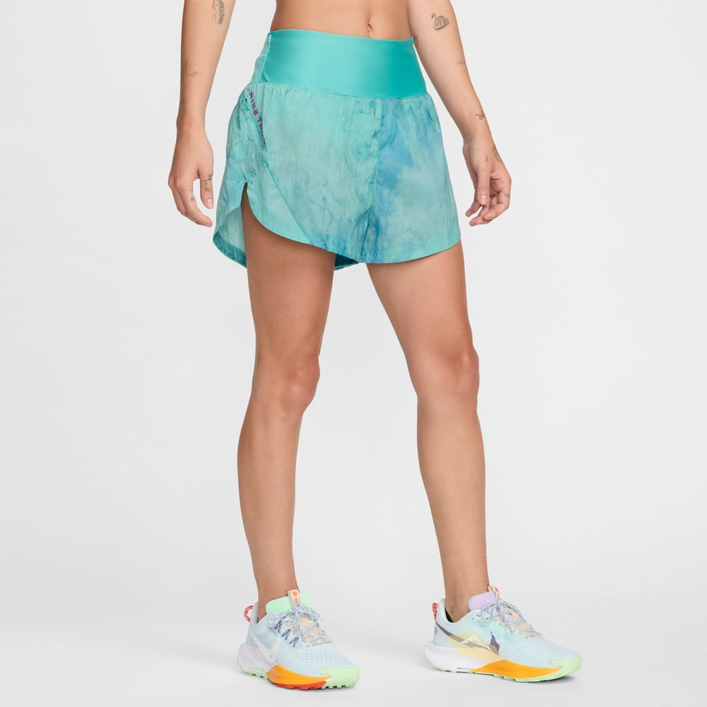 Shorts de Running de cm para Mujer Nike Trail Turqueza