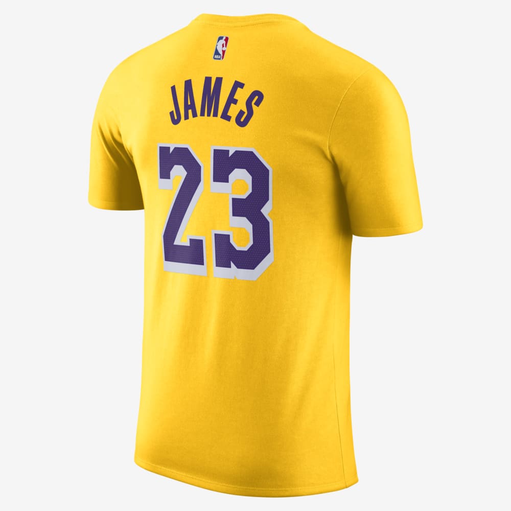 Los Angeles Lakers | Camiseta Nike NBA para hombre | Amarillo