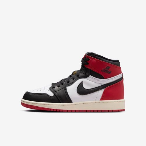 Big Kids' Air Jordan 1 High OG "Black Toe"