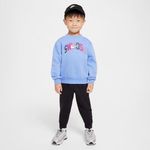 Conjunto-de-dos-piezas-de-sudadera-de-cuello-redondo-de-tejido-Fleece-ligero-infantil