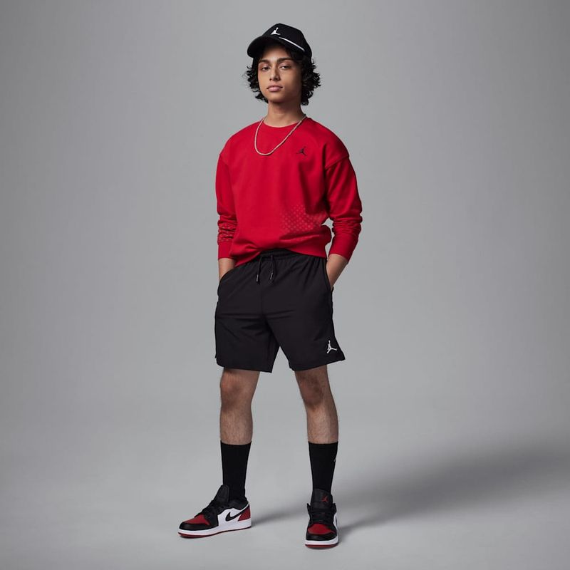 Shorts-para-jugar-Jumpman-de-tejido-Woven-para-niños-talla-grande