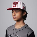 Gorra-con-visera-plana-Jersey-para-niños-talla-grande